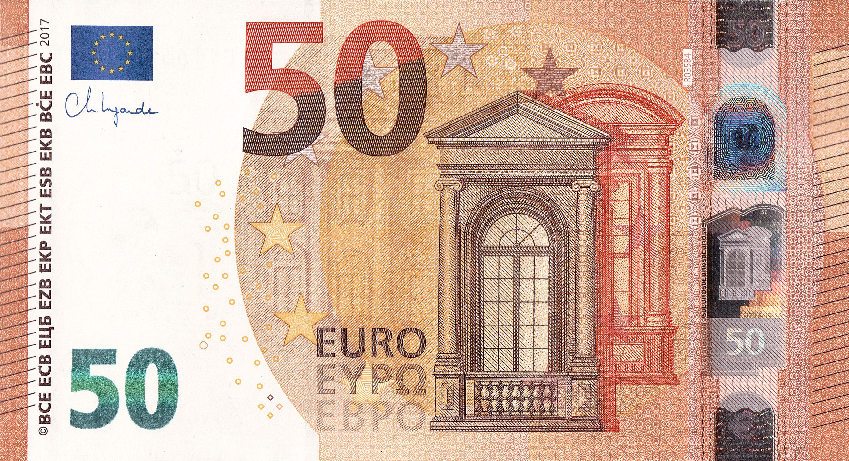 €50 Euro Bill Front